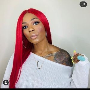 Fire Red Wig! 5g HD Lace